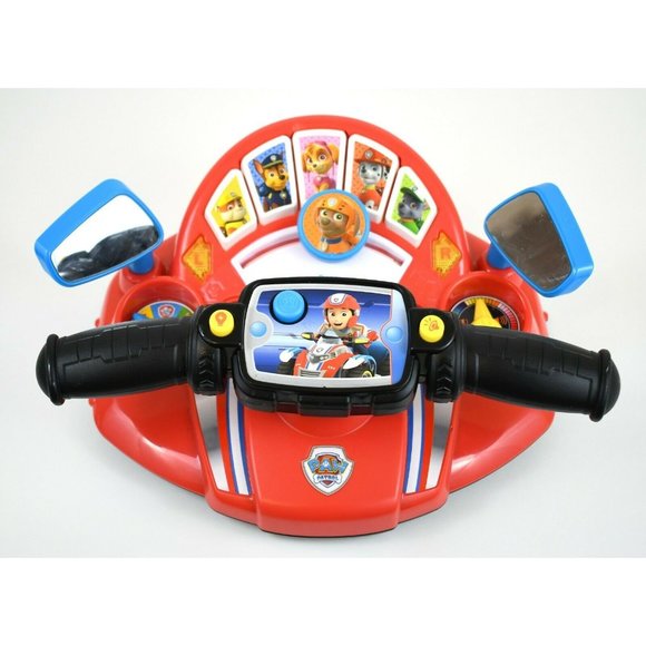 VTech Nickelodeon Paw Patrol Pups To The Rescue Driver Talking Toy Wheel - Picture 3 of 6